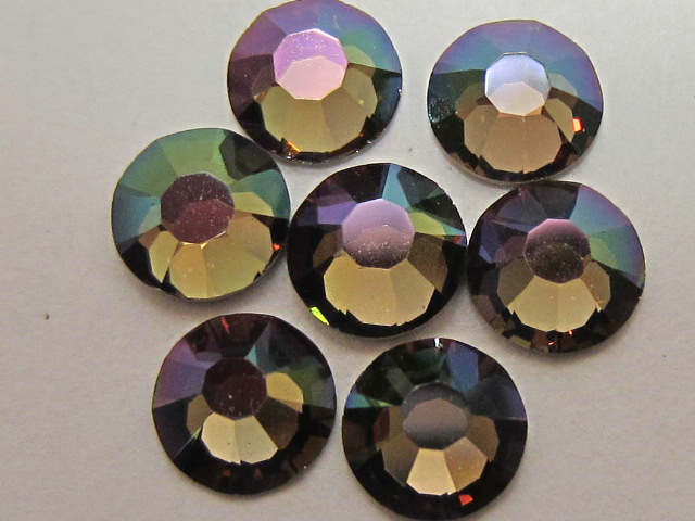 72 pcs. 20ss SMOKED TOPAZ IRIS MIST (maxima) FLATBACK PRECIOSA Rhinestones